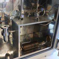 Prototype for measuring the solubility of solids in a pressurized fluid-Photo